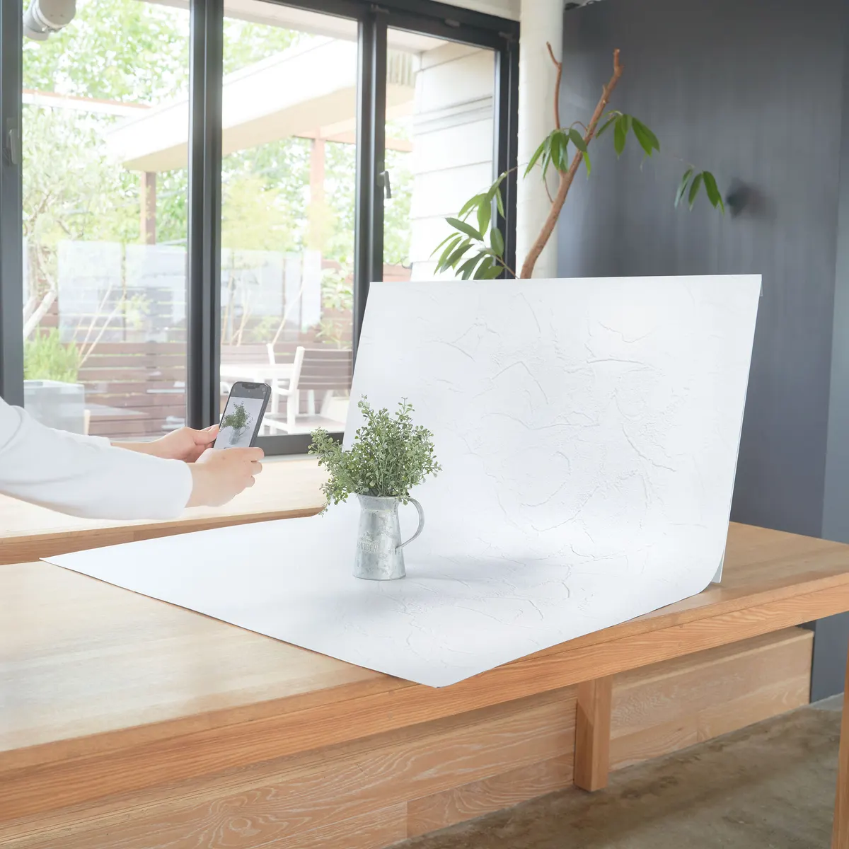 ピノスタジオ撮影用背景シートの使用シーン